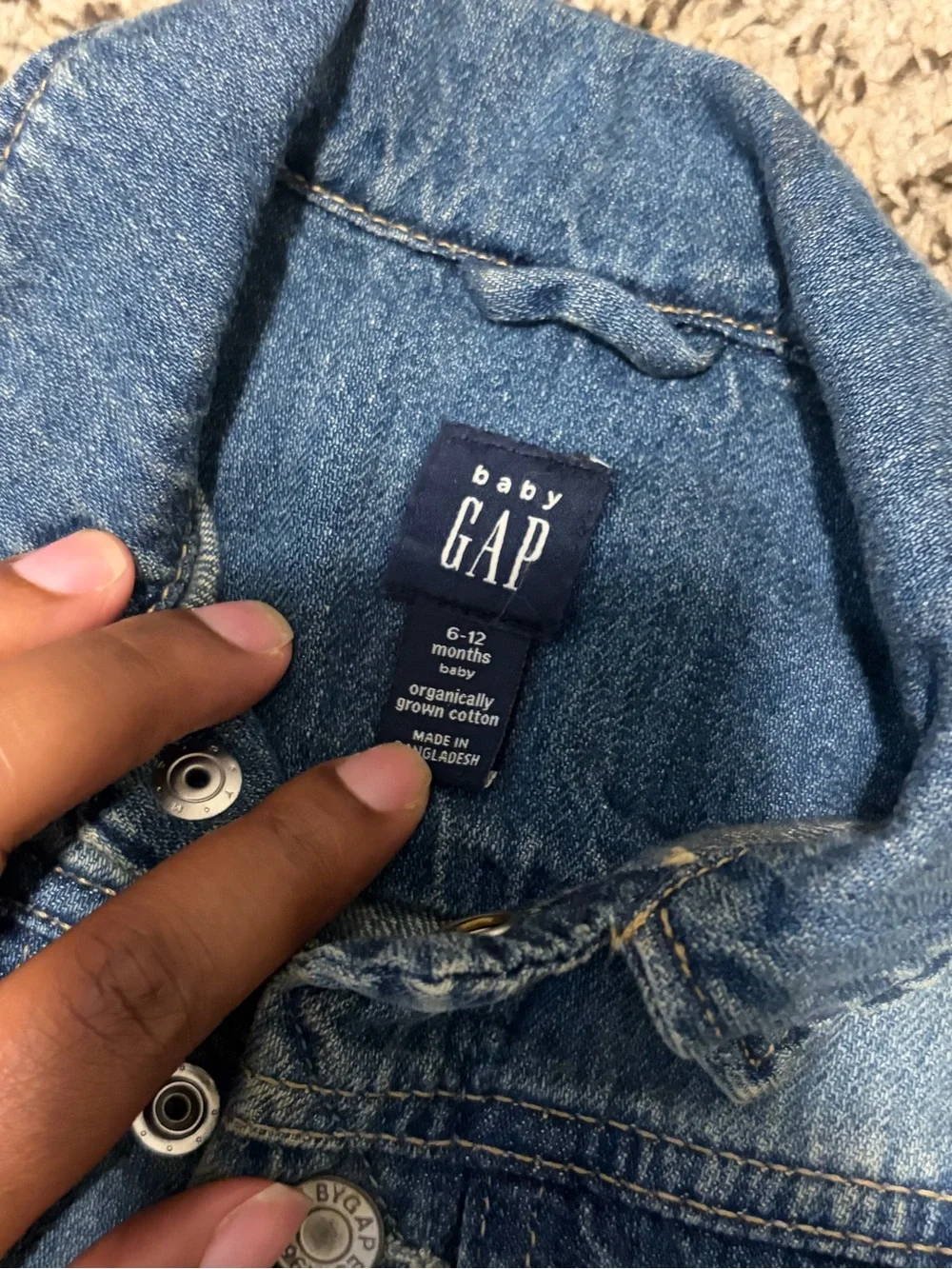 GAP Kids Medium Blue Denim Jacket